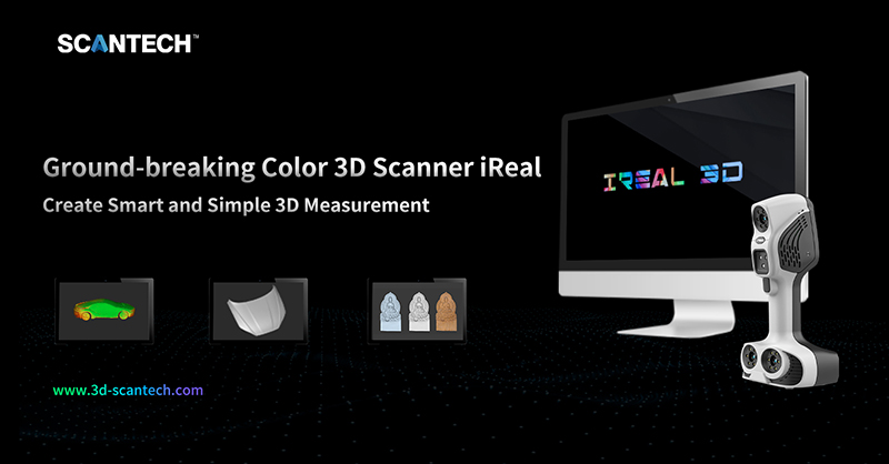 ground-breaking color 3D scanner iReal