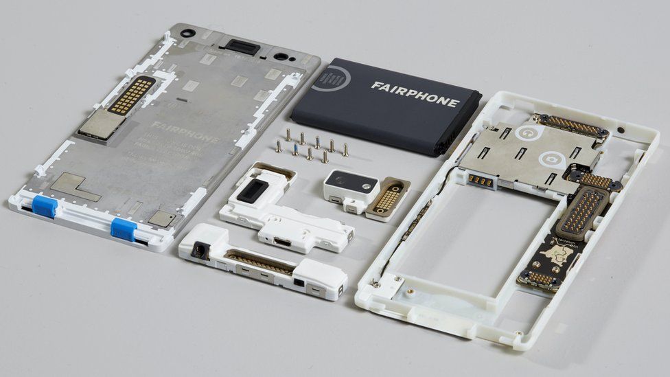 Fairphones are designed to be easily taken apart and fixed